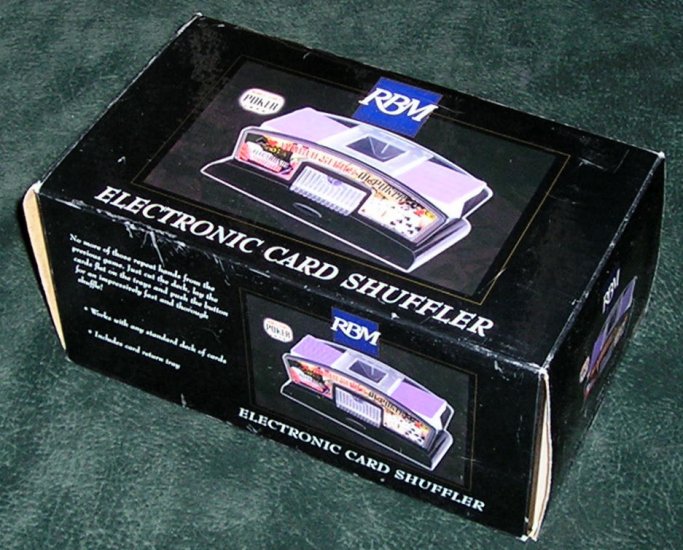 Electronic Card Shuffler World Poker Series By Excalibur