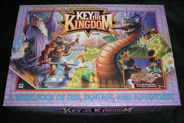Key To The Kingdom Board Game Complete By Golden 1992 Collectible