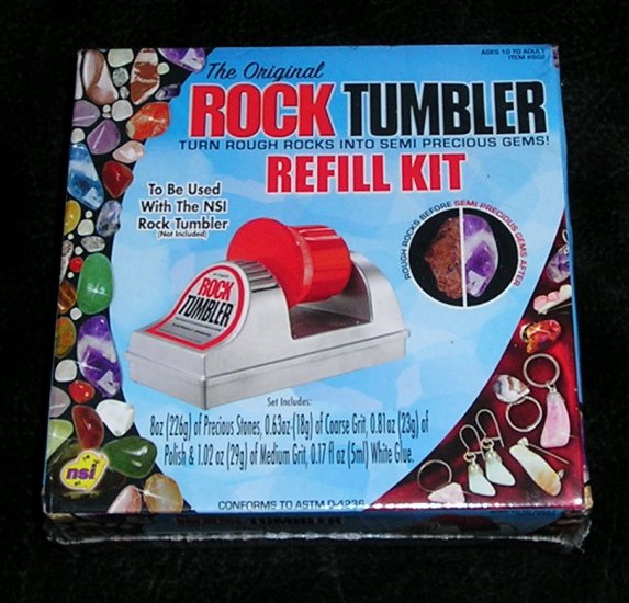 The Original Rock Tumbler Refill Kit New And Sealed