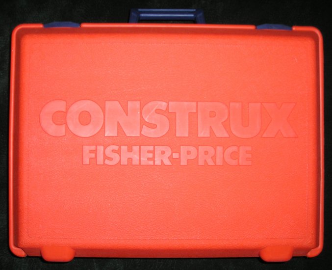 Construx Giant Orange Storage Case By Fisher Price