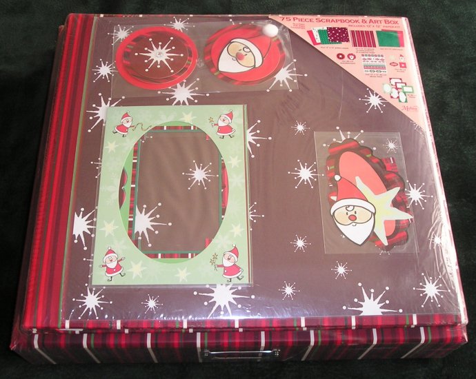 75 Piece Scrapbook & Art Box By C.R Gibson New Sealed
