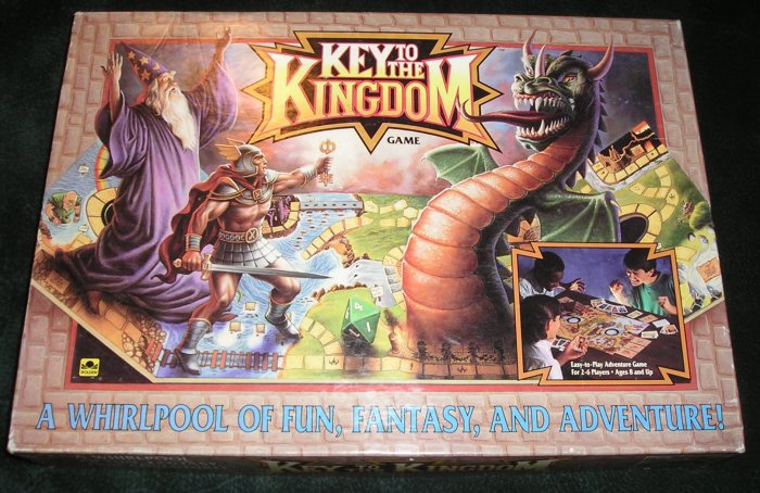 Key To The Kingdom Board Game Complete By Golden 1992 Collectible