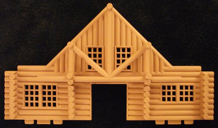 ERTL Farm Country Longhorn Ranch Log House Front Or Back Cabin Replacement Part