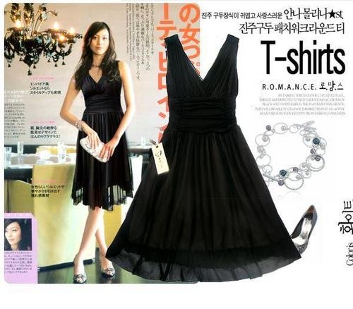 CT-001- Beautiful Black Evening Dress