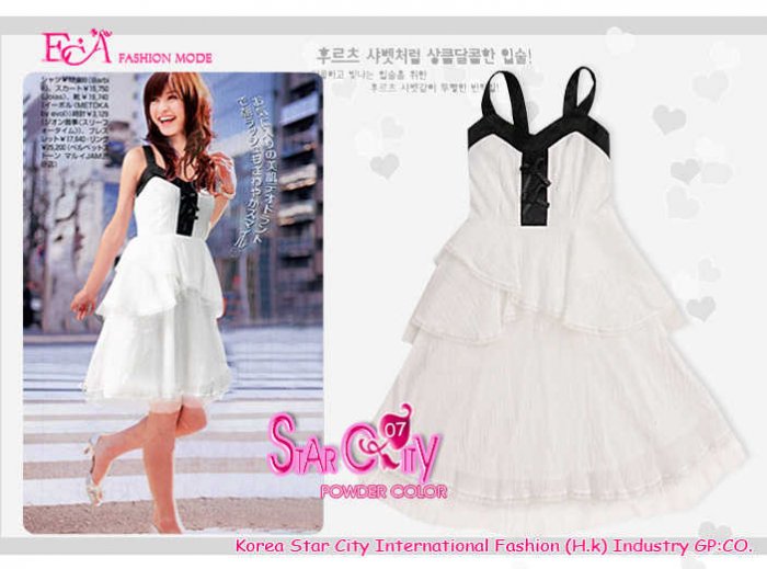 ECA One-Piece ECA7T-21026 Dress ( White)