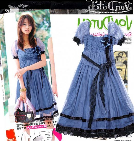 JE1789 Elegant Cotton Yarn Dress ( Light Brown)