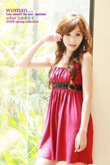 2242 Sweet Ladies Dress - Red