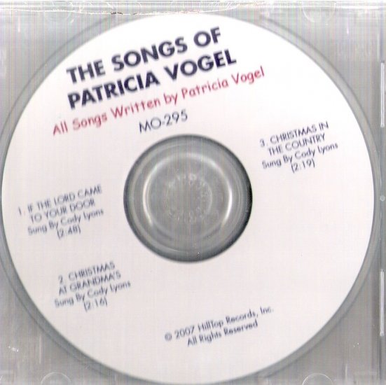 The Songs Of Patricia Vogel