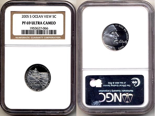 2005-S OCEAN VIEW Nickel * NGC PF 69 ULTRA CAMEO * FREE SHIPPING *