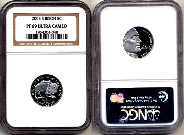 2005-S BISON Nickel * NGC PF 69 ULTRA CAMEO * FREE SHIPPING *