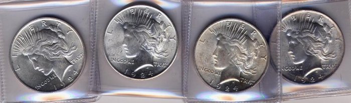 1924 PEACE SILVER DOLLAR Brilliant Uncirculated *FREE SHIPPING*