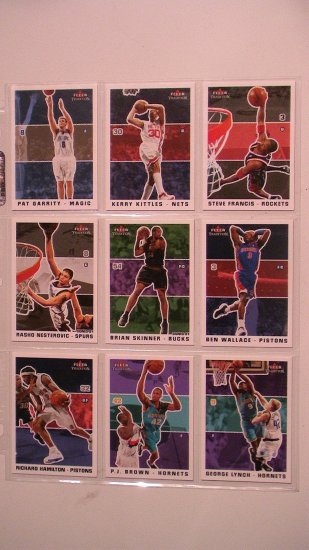2003 - 04 FLEER TRADITION BASKETBALL CARDS - LOT OF 9