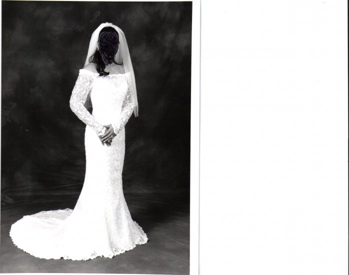WEDDING DRESS;OLEG CASSINI