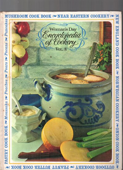 WOMAN'S DAY; ENCYCLOPEDIA OF COOKERY VOLUMES 1,8,10 ( 3) BOOKS