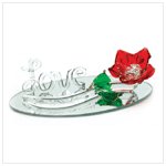 Red Rose on Base with Love