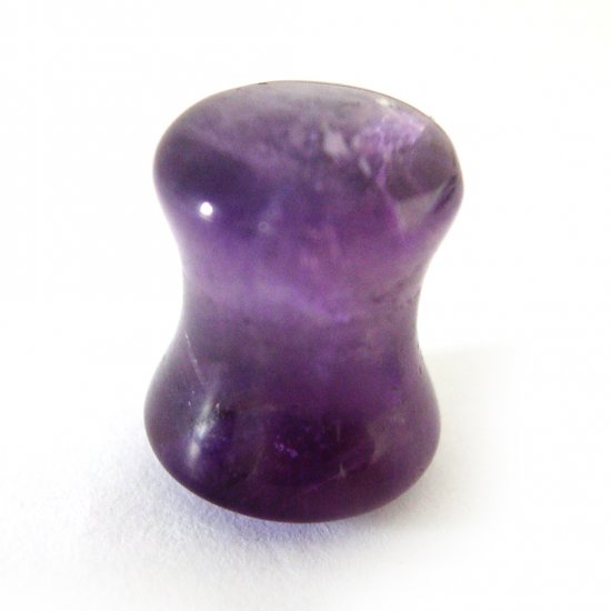Stone plug-Amethyst