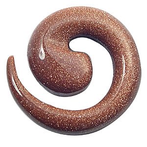 Stone Spiral-Red Golden Stone