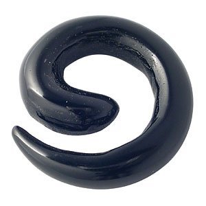 Stone Spiral-Black Agate