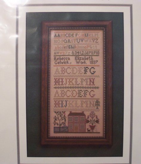 Rebecca Gelwick 1837 Sampler