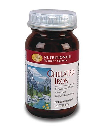 Iron, Chelated (120 tablets) single