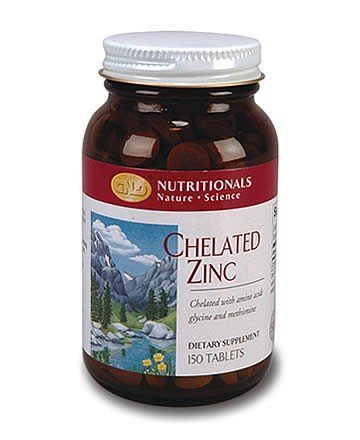 Zinc, Chelated (150 tablets) case Qty. 6