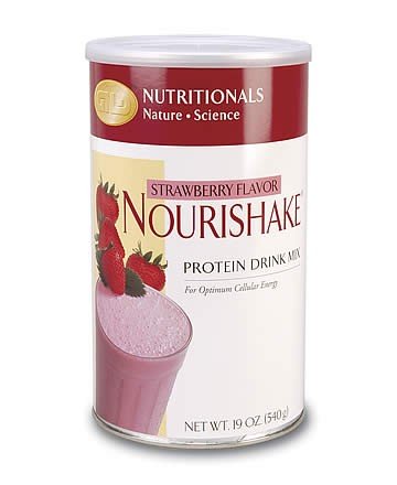NouriShake Drink Mix-Strawberry (19 oz.) case Qty.6