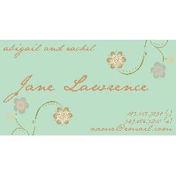 Floral Jane Mommy card