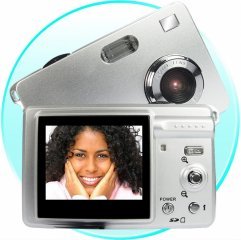 CMOS Digital Camera - 5.0M Pixel + Rechargeable Li-ion Battery