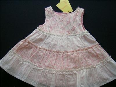 Gymboree GARDEN PARTY Tiered Dress Size 0/3m