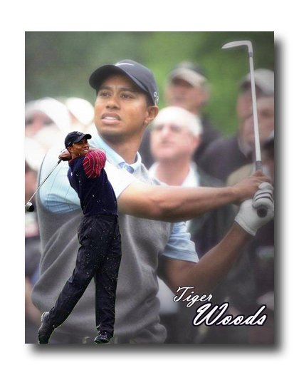 Tiger Woods Photo, Canvas PGA Golf Print (PGA015)