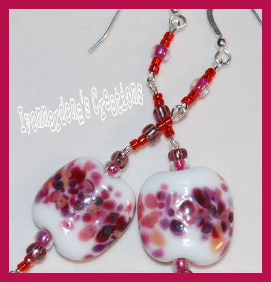 Raspberry Pie Earrings