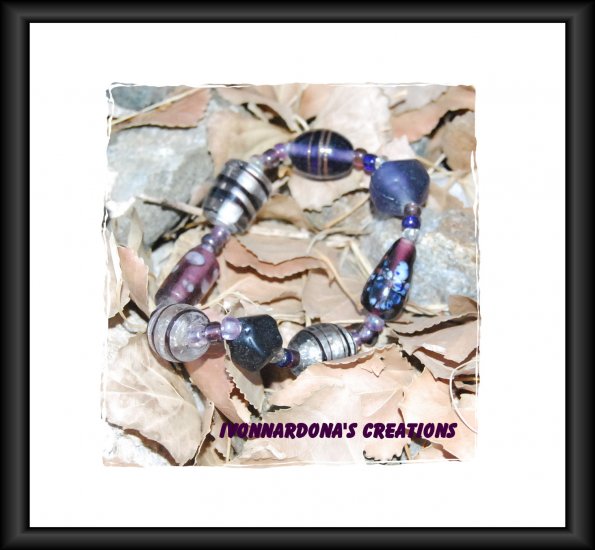 Blue and Purple Bracelet