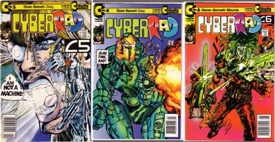 CYBERRAD #4, 5, 6 VF+ - Continuity Comics