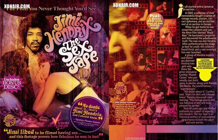 Jimi Hendrix : The Sex Tape / Vivid *NEW* FREE SHIPPING