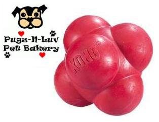 Kong LARGE Bounzer Ball Solid Rubber Chew Toy for Dogs