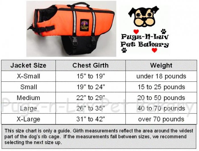 Outward Hound X-LARGE Dog Life Vest Jacket Water Safety