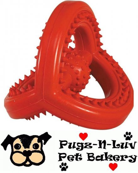 Zanies Hard Rubber Space Station Dog Chew Toy Dental