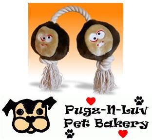 Mutt Nutts Ohio State Buckeye Plush Rope Dog Toy Treat