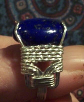 (Man's) Sterling Silver Cabochon Ring