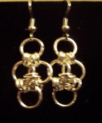 Cute Little Chain Maille Earrings