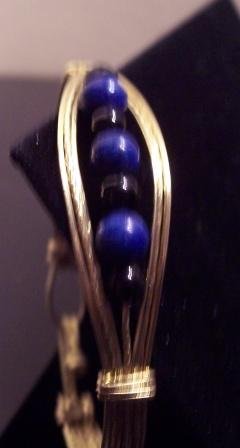 Adventurine and brass bracelet