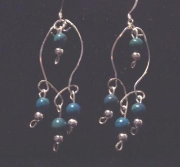 Beautiful Sterling Silver/Turquoise Earrings