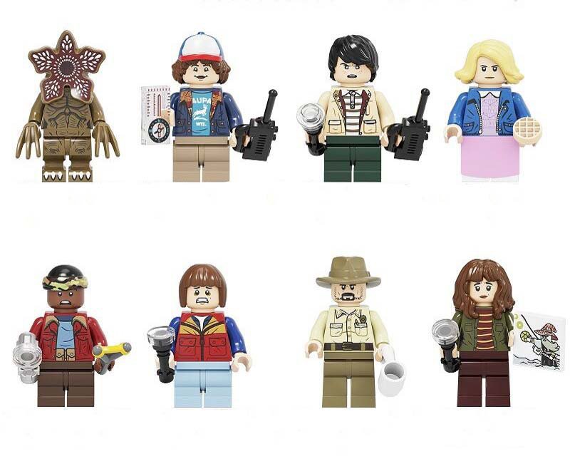 Stranger Things Minifigures Demogorgon Dustin Henderson Eleven Will