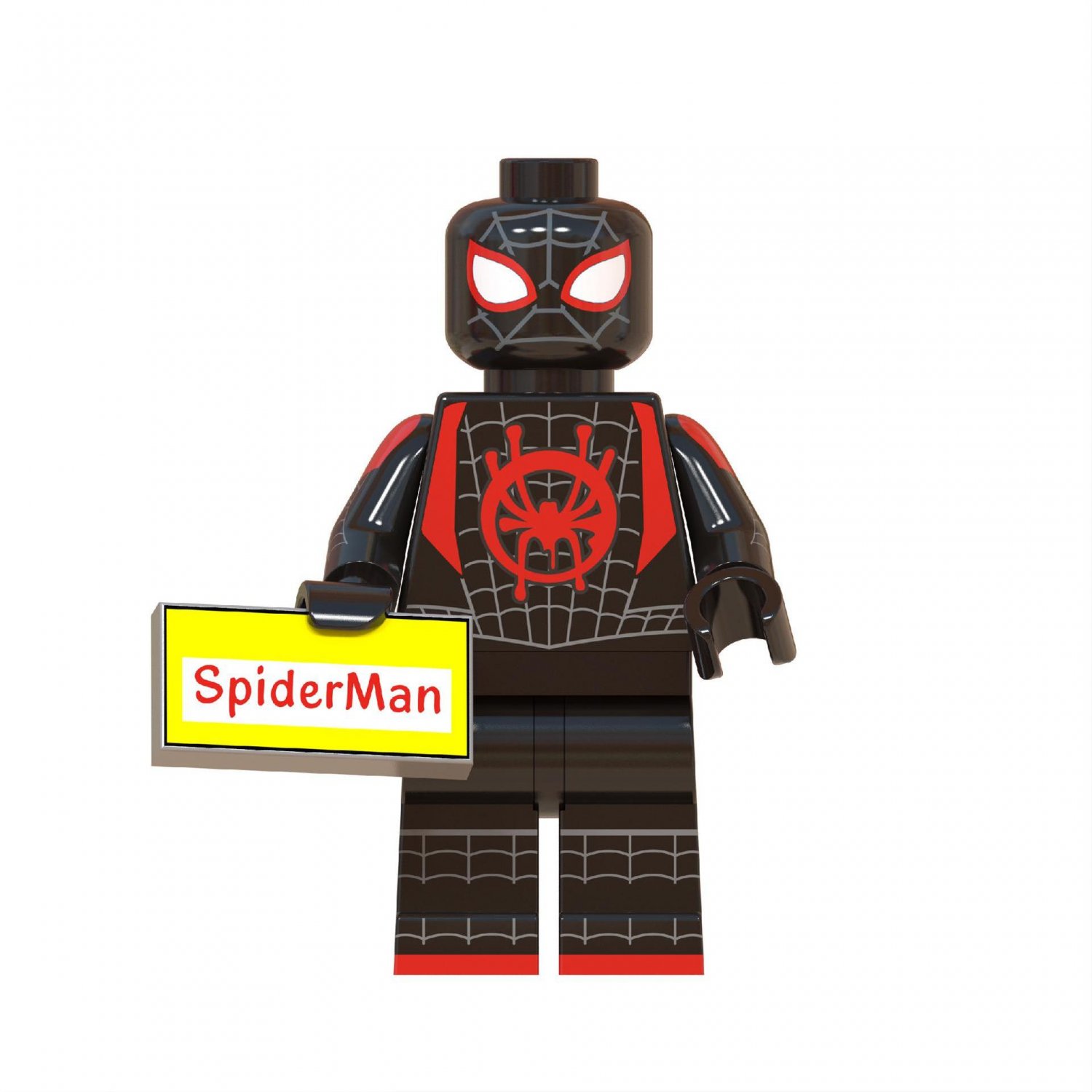 Miles Morales Minifigures Lego Compatible Ultimate Comics Fallout