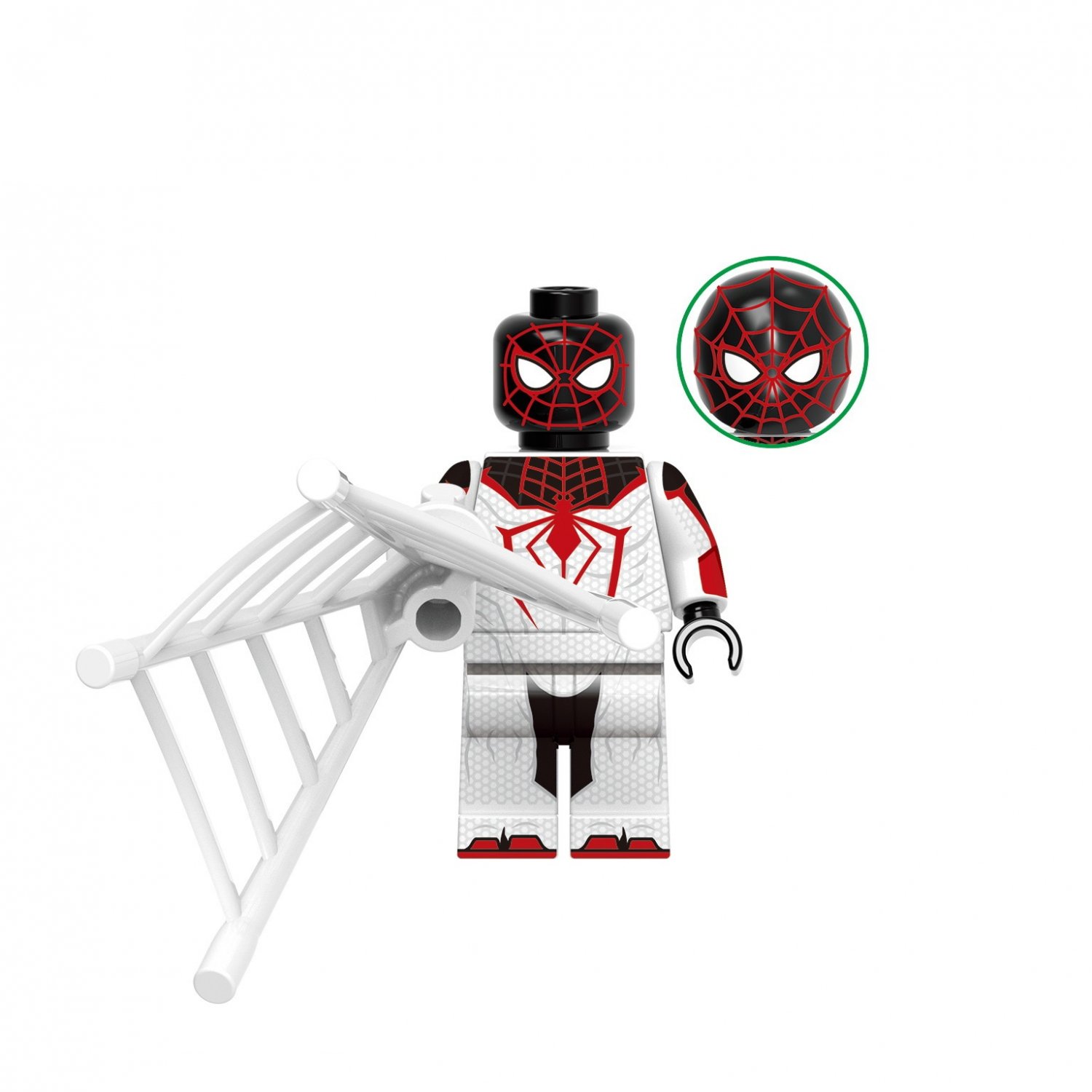 Spider Man T R A C K Suit Minifigures Compatible Lego Spider Man Miles