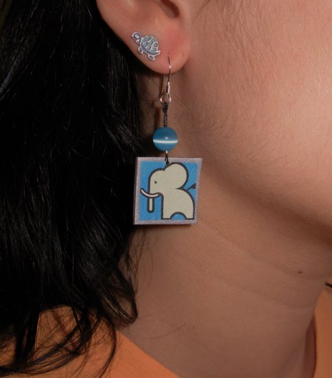 Elephant Earrings