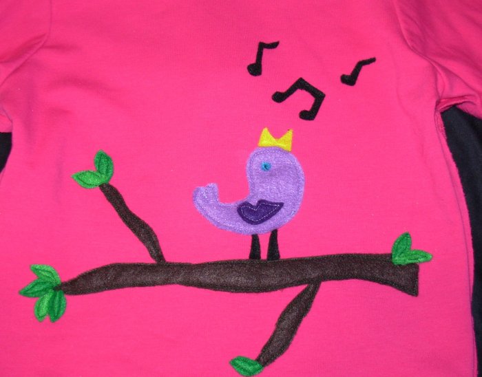 Singing Birdie hoodie Sizes 2T upt to 5T
