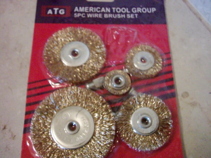 5 PIECE WIRE BRUSH SET