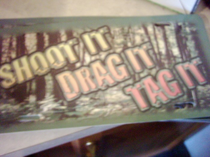 PLASTIC LICENSE PLATE