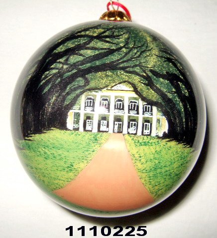 Forest,X'mas inner-painted glass ball